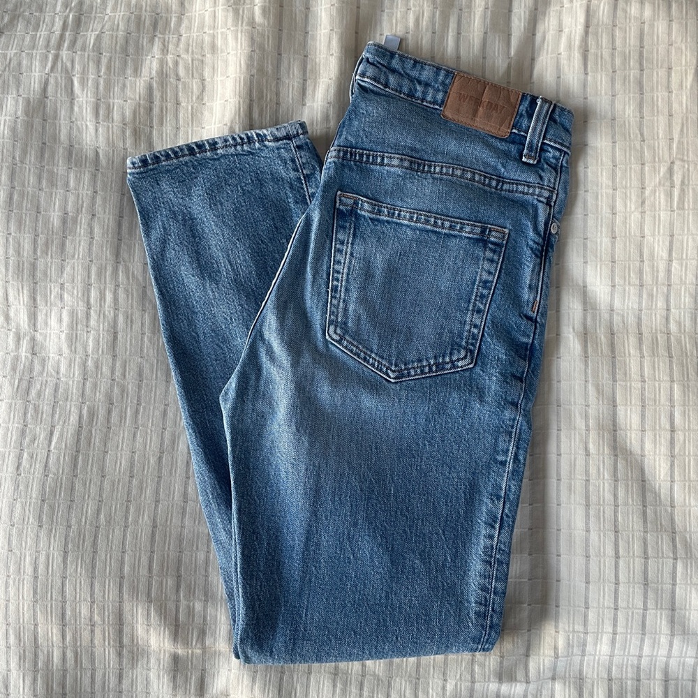 Weekday Case High Rise Slim Staight Leg Jeans